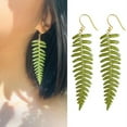 thumbnail image 5 of CNKOO Leaf Earrings Simple Tassel Earrings, 5 of 5