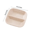 thumbnail image 3 of TIMIFIS Message Center Wheats Straw Seasoning Household Seasoning Dip Small with Compartments Kitchen Gadgets, 3 of 6