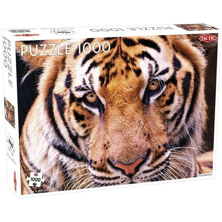 Tactic USA TAC56626 Animals - Tiger Portrait Puzzle - 1000 Piece | Walmart Canada Tactic USA TAC56626 Animals - Tiger Portrait Puzzle - 1000 Piece | Walmart Canada