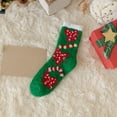 thumbnail image 5 of Chaussettes de Sol Imprimées de Noël pour Femmes, Chaussettes en Molleton Corail Peluche, 5 of 5