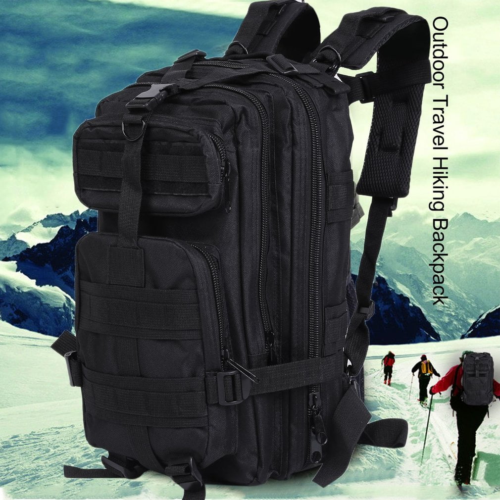 Men Canvas Backpack Camping Travel Hiking Bag Sports Rucksack Schoolbag by