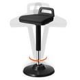 thumbnail image 1 of VEVOR Wobble Chair Height-Adjustable (24.6-34.4") Active Chair with Handle Black, 1 of 9