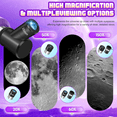 thumbnail image 5 of Telescope for Adults & Kids, 80mm Aperture 500mm Portable Refractor Telescope for Astronomy Beginners, with Tripod, Stickers, Smartphone Adapter, Backpack, 5 of 8