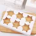 thumbnail image 5 of 10Pcs Dream Lifestyle Natural Kraft Bakery Boxes with Window, Cookie Boxes for Strawberries, Dessert Cookie Pie Macaron Donut Muffins Box for Bakery and Home, Party Favors, 5 of 8