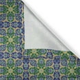 thumbnail image 6 of Ambesonne Orient Valance & Curtain, Oriental Damask, 55"x30", Yellow Green Teal, 6 of 6