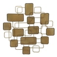 thumbnail image 2 of Kingston Living 39" Gold Accent Wall Decor with Mirrors, 2 of 2