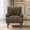 Dark Coffee, variant on CQSXDA Corduroy Accent Upholstered Armchair with 9-Inch Solid Wood Legs for Modern Living Room Decor, Beige