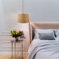 thumbnail image 3 of 1Set Rustic Lamp Shades in Light Brown Paper for Table Lamps 11.8X11.8X7.5in, 3 of 9
