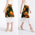 thumbnail image 4 of Orange Elegant Chiffon and Polyester Women's Summer Beach Dresses and Skirts, 4 of 6