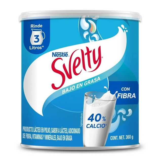 Producto lácteo Svelty en polvo bajo en grasa con fibra 360 g