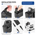 thumbnail image 3 of Batería ficticia AC-PW20 con acoplador AC/DC para Sony A7/A6500, 3 of 7