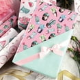 thumbnail image 4 of Papel de regalo Huarll con estampado de dibujos animados, color rosa y colorido, ideal para cumpleaños de niñas y princesas., 4 of 4