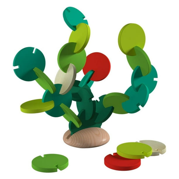 Jouet Puzzle Enfant Bois ,Jeu Montessori 1 2 3 4 Ans, Jouet Cactus