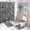style-2, variant on Colorful Leopard Print Shower Curtain Home Decor, Polyester Cotton Fabric Waterproof Modern Bath Curtain with 12 Hooks 72x72 Inch
