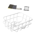 thumbnail image 2 of Siruishop Basket Portability Carrier Aluminum Alloy Front Rear Bike Cargo Rack White Iron Sheet, 2 of 8