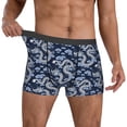 thumbnail image 2 of Cauagu Dragon Print Boxer Briefs for Men,Comfortable Breathable Men's Underwear Moisture Wicking Underpants -Medium, 2 of 8