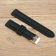 thumbnail image 4 of Silicone Watchband Watch Strap Band Adjustable Wristwatch Replacement Part 20mm, 4 of 10
