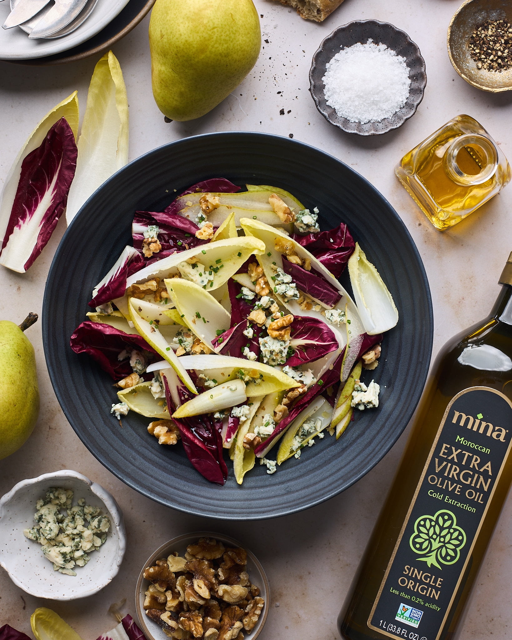 Mina Moroccan Olive Oil Extra Virgin, 68 fl oz, High Polyphenol Olive Oil, Single Origin Olive Oil