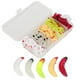 thumbnail image 1 of Gusanos De Cebo Blando, Señuelos De Pesca 125pcs/box Para La Pesca De Lubina, 1 of 7