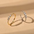thumbnail image 3 of Alianza de boda LAVALE Moissanite chapada en oro amarillo de 18 quilates 8, 3 of 7