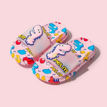 

QISIWOLE Summer Dinosaur Soft-soled Non-slip Eva Male And Female Baby Children s Slippers rollbacks