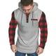 thumbnail image 1 of Sudadera con capucha para hombre, informal, de moda, de manga larga, lisa, con capucha, blusa de poliéster., 1 of 6