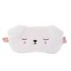 thumbnail image 1 of Antifaz para dormir, antifaz para dormir de animales, felpa suave, antifaz para los ojos, cubre los ojos, antifaz para niñas, mujeres, niños, favores (blanco), 1 of 4