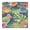 Hawaiian, variant on Hawaiian Exotic Square Fitted Tablecloth - Soft, Durable Elastic Cover with Summer Beach & Resort Design