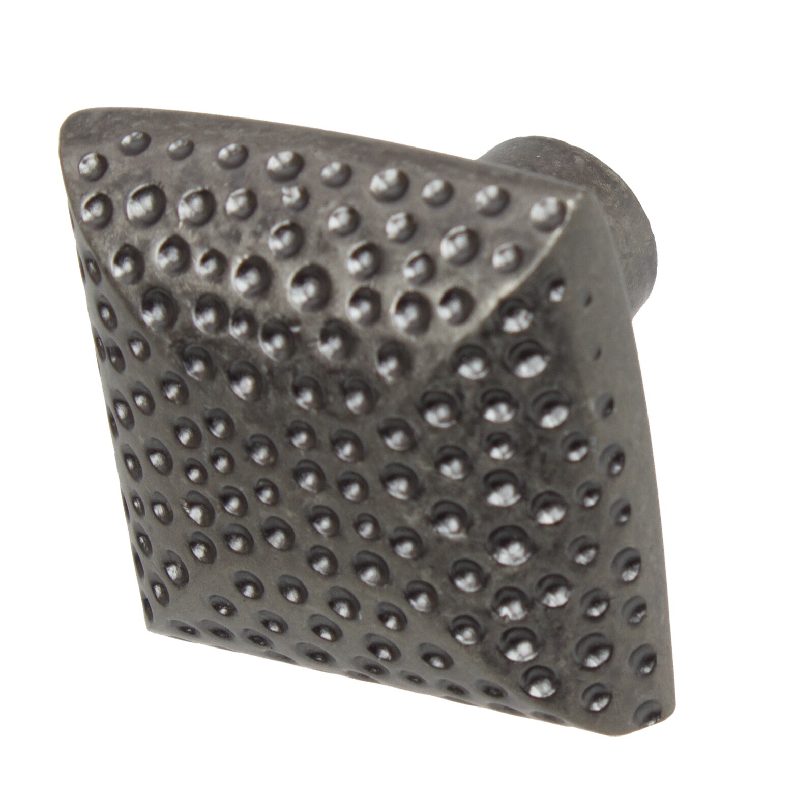 GlideRite 1-1/4 in. Dotted Hammered Transitional Square Cabinet Knobs, Aged Pewter, Pack of 25 - image 4 of 5