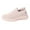 Pink, variant on XIMIN Womens Slip On Increase Height Shoes Tennis Knitting Platform Orthopedic Sneakers Lightweight Comfortable Walking Casual Footwear for Gym Travel Nurse Work Shoes