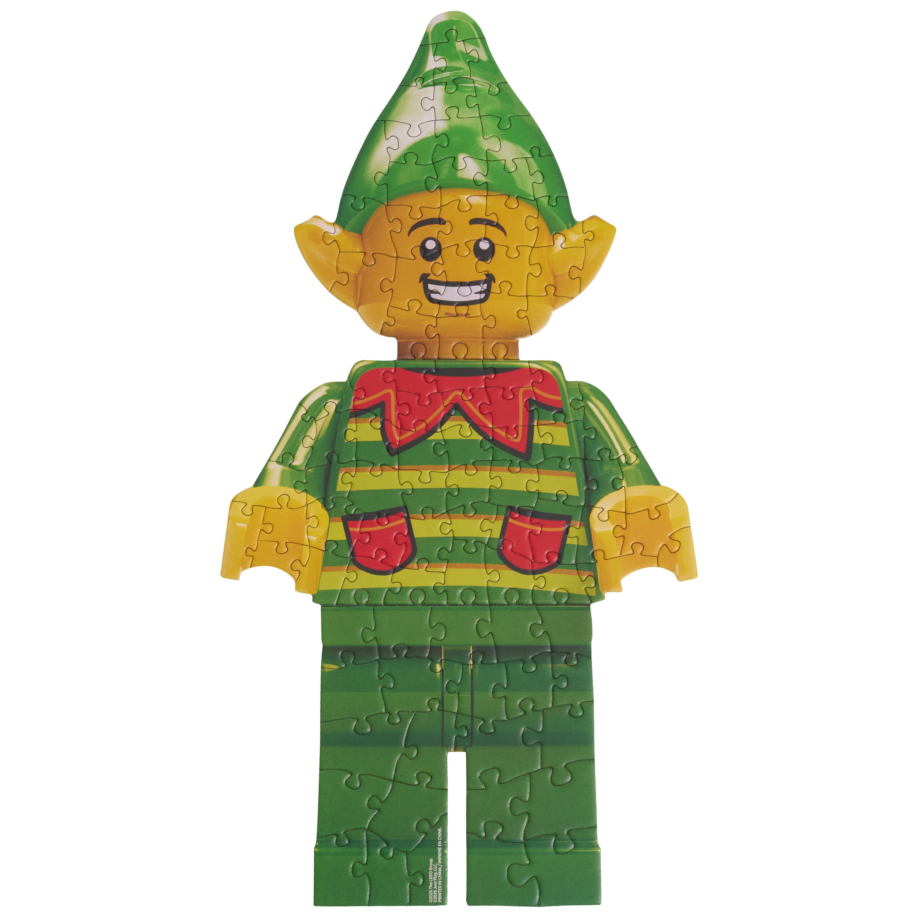 LEGO® Minifigures Christmas Blind Puzzle, 100 Pieces, 1 Puzzle per Package, 4 to Collect, Ages 6+