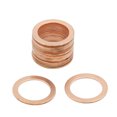 thumbnail image 1 of Unique Bargains 18mm Inner Dia Copper Crush Washers Flat Sealing Gaskets Rings 20pcs, 1 of 3