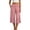Pink, variant on Yuanlook Women's Cropped Wide Leg Pants, Elastic Waist Large Patch Pockets Relaxed Capri Pants for Casual Outings and Weekend Gatherings S‑XXL