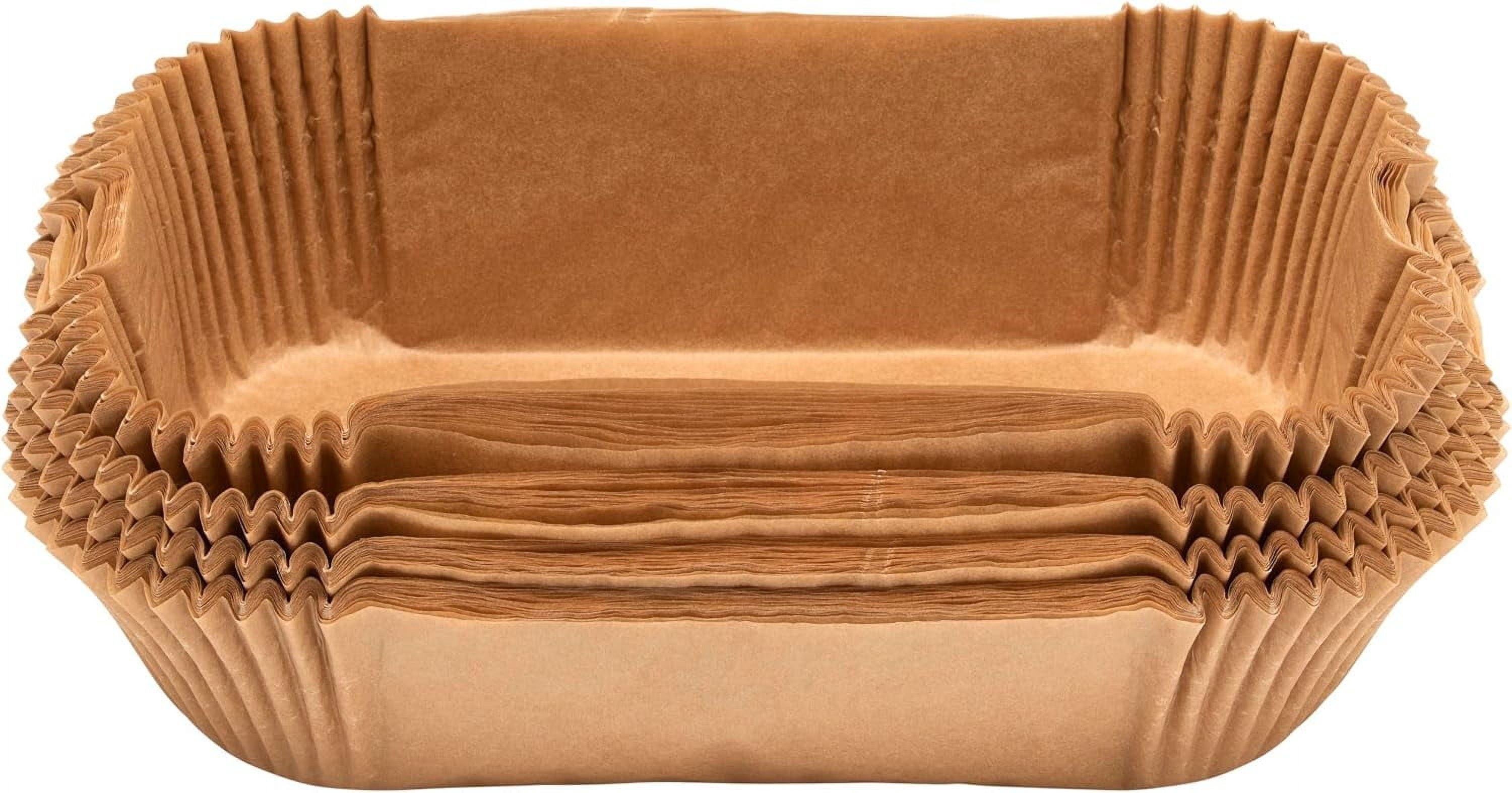 2lb Loaf Pan Liners, 100 Pack, Non-Stick Siliconized Greaseproof Paper, Baking Liner for Bread, Cakes, Banana Parchment Air Fryer