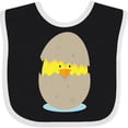 thumbnail image 3 of Inktastic Baby Chick in Egg Boys or Girls Baby Bib, 3 of 4
