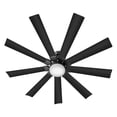 thumbnail image 2 of 904260FBB-LWD Hinkley Lighting Turbine - 9 Blade Ceiling Fan with Light Kit-17.5 Inches Tall and 60 Inches Wide-Matte Black Finish-Matte Black Blade, 2 of 14