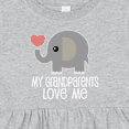 thumbnail image 4 of Inktastic My Grandparents Love Me Baby Clothes Girls Baby Dress, 4 of 5