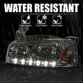thumbnail image 6 of Spec-D Tuning Smoke LED Headlights Compatible with 2006-2010 Dodge Charger L+R Pair Head Light Lamp Assembly, 6 of 6