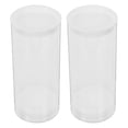 thumbnail image 4 of WORGEOUS 2 Pcs Badminton Storage Tube 15.50X6.60X6.60CM Transparent Design, 4 of 9