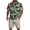 242#Mint Green, variant on Casual Summer 2 Piece Tracksuit Men's Hawaiian Tropical Print Short Sleeve Shirt with Pocket and Daily Shorts Mint Green L