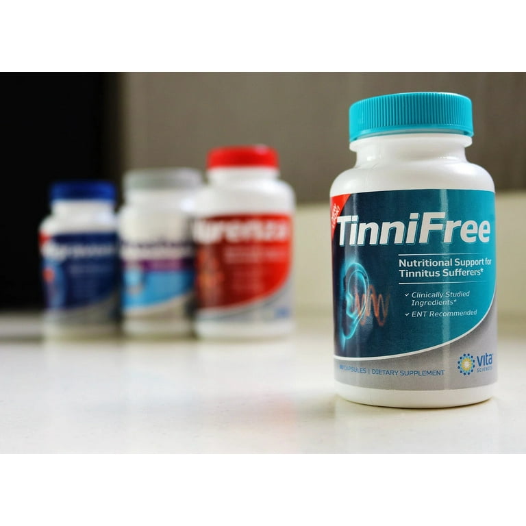 Vita Sciences TinniFree Tinnitus Relief Medication Pills, Garlic Meds for  Ear Ringing, 60 Count