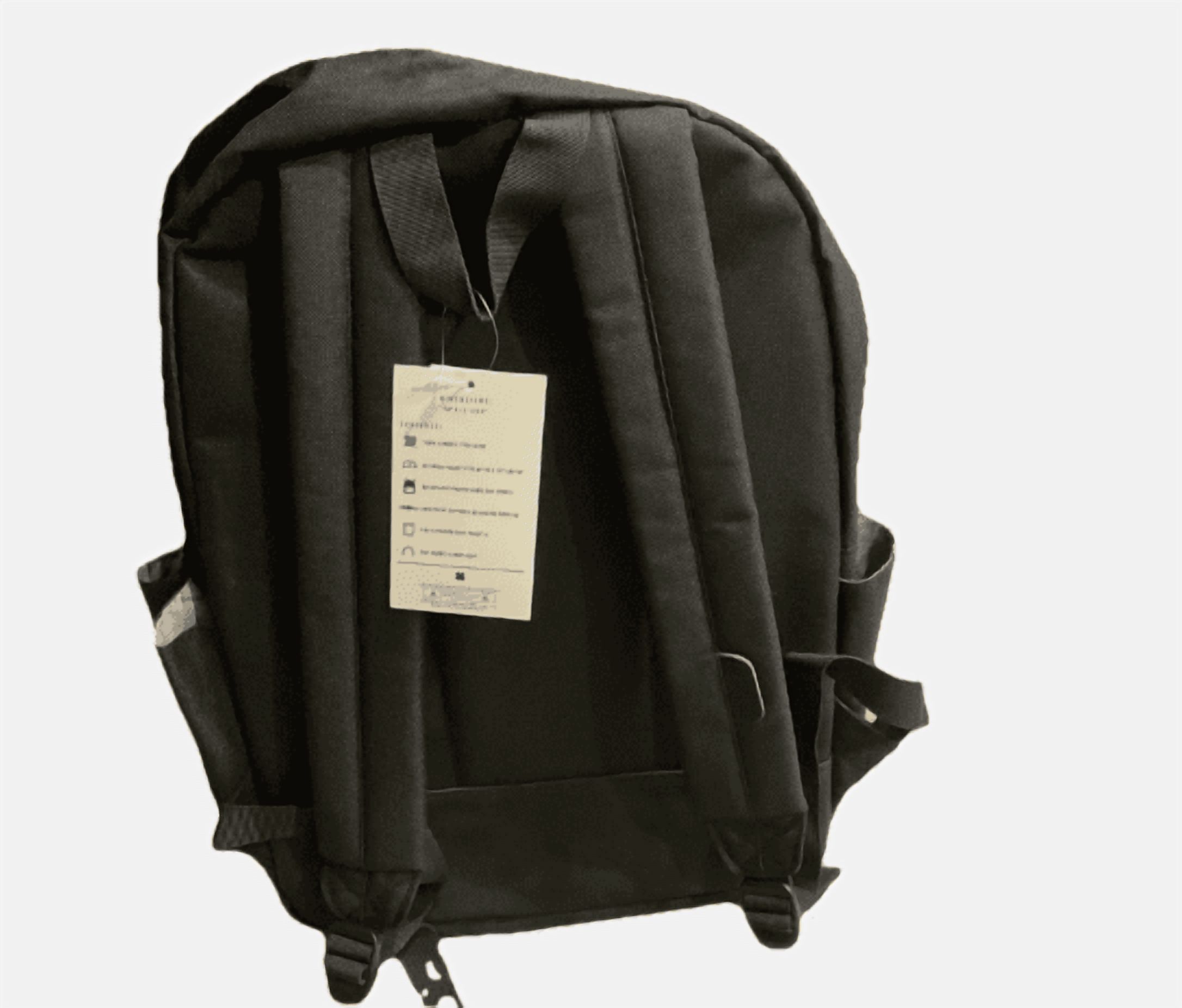 Lucky Brand Backpack Black Side Pockets 15” Laptop - Walmart 