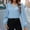 Light Blue Tops for Women, variant on Olyvenn Women's Satin Silk Blouse 2025 Keyhole Neck Long Sleeve Tops Elegant Casual Office Work Dressy Shirts Pullover Tops Light Blue 4-6