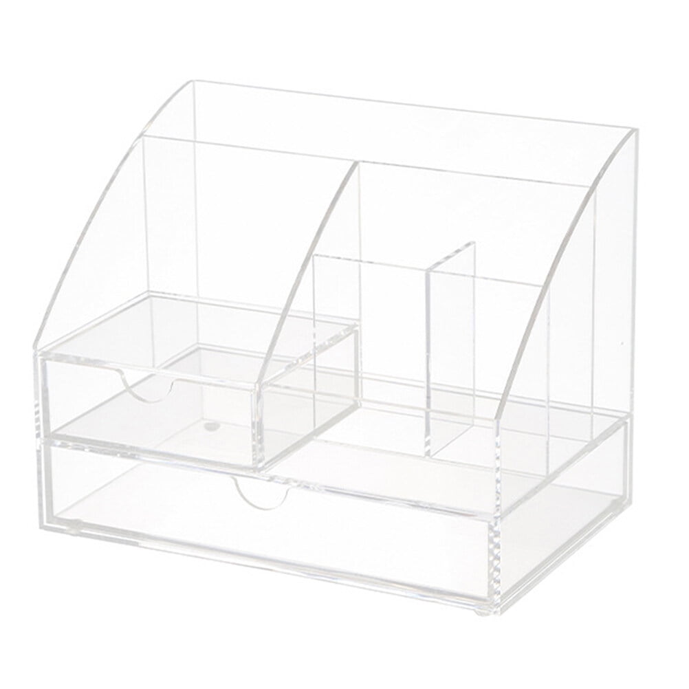 Acrylic storage box Arylic Desk Organizer Desk Pen Holder Essentials