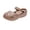 coffee, variant on Women's 2-Inch Platform Ballet-Style Clogs, Perforated Soft Sole Slingback Sandals