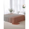 thumbnail image 6 of Twin Flat Sheet 66"x96", Dark Orange Grey Ombre Soft Lightweight Bedding Flat Sheets Only, Modern Gradient Abstract Art Brushed Microfiber Top Bed Sheet, Breathable StainResistant Bedsheets, 6 of 9
