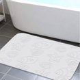 thumbnail image 6 of Seashell Starfish Plush Flannel Bath Rug 16x24 Inches, Quick Dry Absorbent Non Slip Mat for Bathroom Sink Tub, 6 of 9