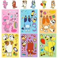 thumbnail image 1 of 30/60pcs Anime Bluey Cartoon Puzzle Stickers Cute Children Diy Color Handbook Sticker Educational Animal Sticker Toy Girl Gift, 1 of 5