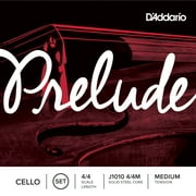 D'Addario Prelude Cello String Set, 4/4 Scale, Medium Tension