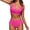Hot Pink, variant on Bikini Sets for Women Bikini for Teens Women Cute String Triangle Bikini Sets Swimsuits Two Piece Swimsuit for Women String Bikini Sets for Women Women Two Piece Bikini Swimsuit